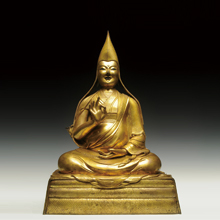 銅鍍金チベット仏像